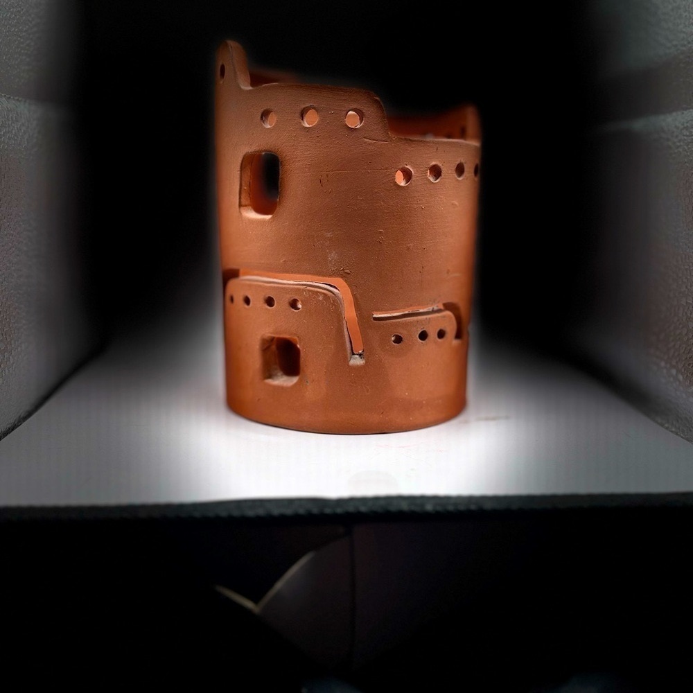 Terracotta Candle Holder